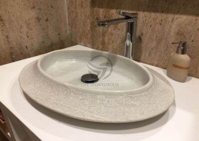 Flamingo Hector stone sink wash basin